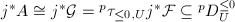 $j^*A\cong j^*\mathcal{G}={}^p\tau_{\le0,U}j^*\mathcal{F}\subseteq {}^pD_U^{\le0}$