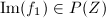 $\Im(f_1)\in P(Z)$