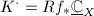 $K^\cdot=Rf_*\underline{\mathbb{C}}_X$
