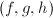 $(f,g,h)$