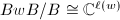 $BwB/B\cong \mathbb{C}^{\ell(w)}$