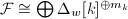 $\mathcal{F}\cong\bigoplus \Delta_w[k]^{\oplus m_k}$