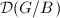 $\mathcal{D}(G/B)$