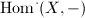 $\Hom^\cdot(X,-)$