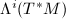 $\Lambda^i(T^*M)$