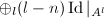 $\oplus_l (l-n)\Id|_{A^l}$