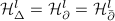 $\mathcal{H}^l_\Delta=\mathcal{H}^l_\partial=\mathcal{H}^l_{\bar\partial}$