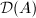 $\mathcal{D}(A)$