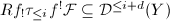 $Rf_!\tau_{\le i}f^!\mathcal{F}\subseteq \mathcal{D}^{\le i+d}(Y)$