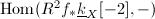 $\Hom(R^2f_*\underline{k}_X[-2],-)$