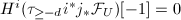 $H^i(\tau_{\ge-d}i^*j_*\mathcal{F}_U)[-1]=0$