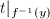 $t|_{f^{-1}(y)}$