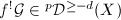 $f^!\mathcal{G}\in {}^p\mathcal{D}^{\ge-d}(X)$