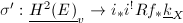 $\sigma': \underline{H^2(E)}_v\rightarrow i_*i^!Rf_*\underline{k}_X$