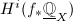 $H^i(f_*\underline{\mathbb{Q}}_X)$