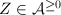 $Z\in\mathcal{A}^{\ge0}$