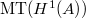 $\mathrm{MT}(H^1(A))$