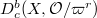 $D_c^b(X, \mathcal{O}/{\varpi^r})$