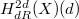 $H^{2d}_{dR}(X)(d)$