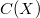 $C(X)$