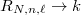 $R_{N,n,\ell}\rightarrow k$