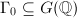 $\Gamma_0\subseteq G(\mathbb{Q})$