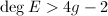 $\deg E> 4g-2$