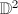 $\mathbb{D}^2$